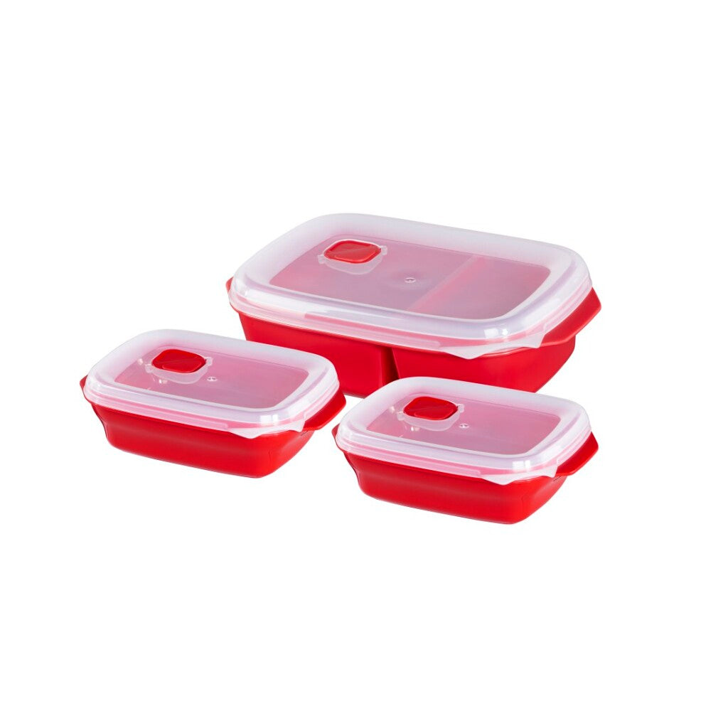 Xavax Xavax Dose a microw-starter Set in 3 pezzi rosso