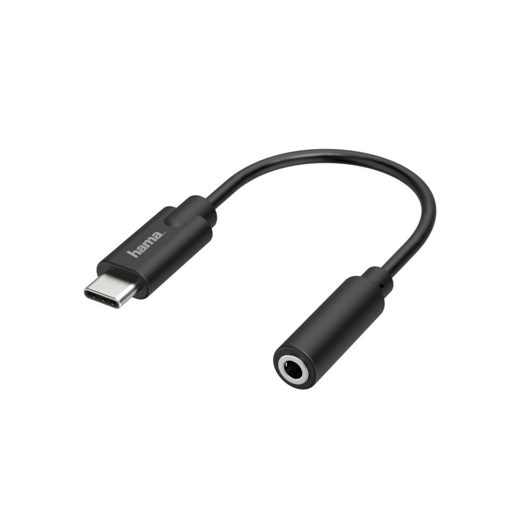 Adaptador de audio HAMA USB-C Enchip 3,5 mm-Jack Connection Stereo