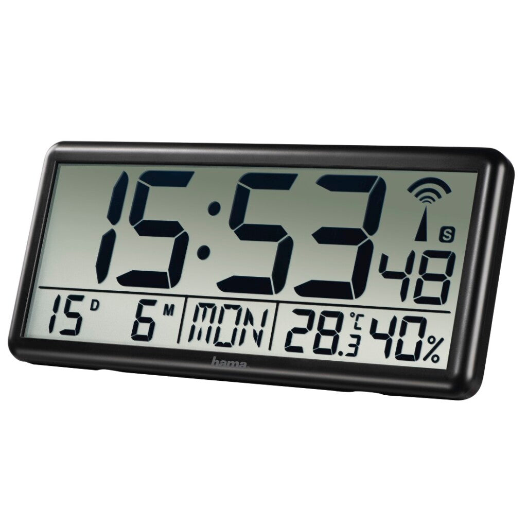 Hama Digital Digital Radio Reloj Black Black