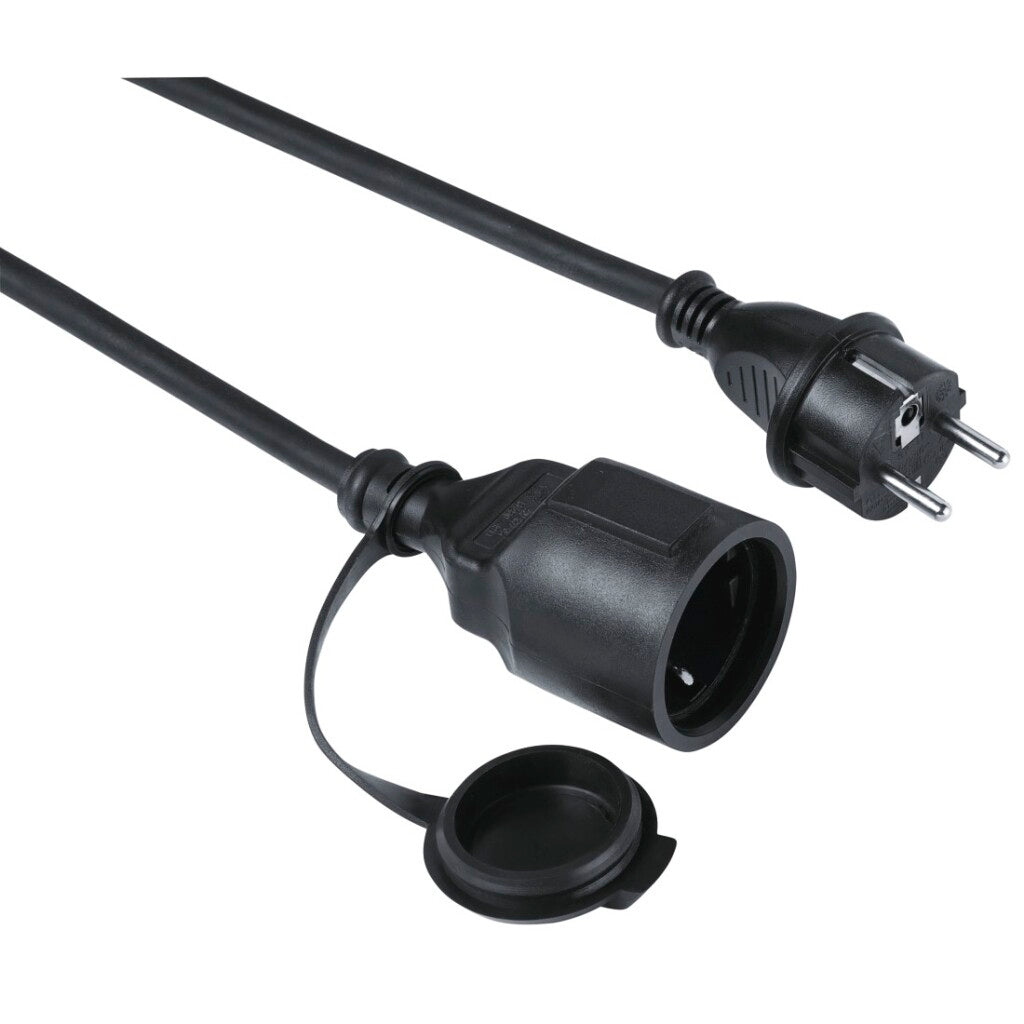 Cavo di prolunga Hama outdoor ip44 per copertura protettiva da esterno 10 m nero