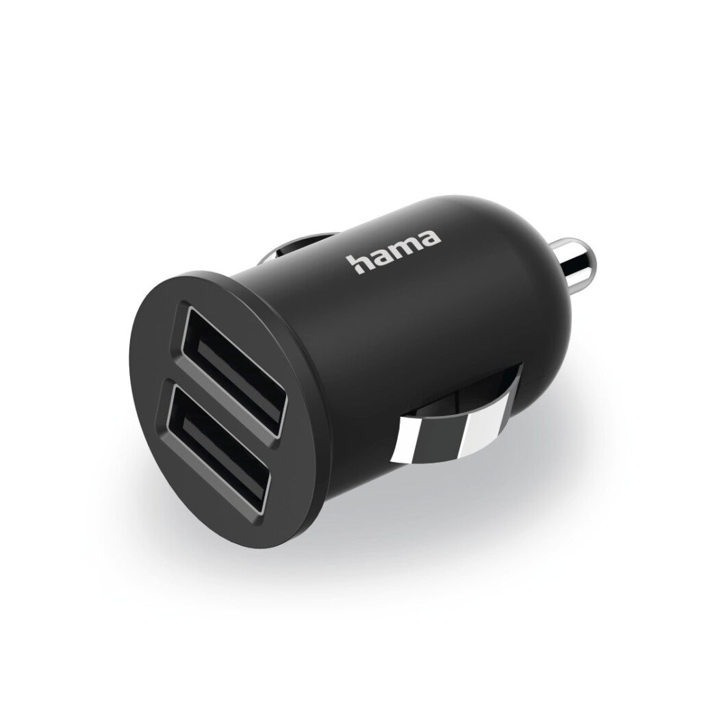 Sigarette di caricabatterie USB a 2 volte Hama. Adattatore di ricarica per l'auto da 2.4 a 12 W.
