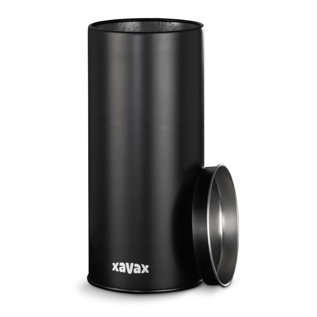 Xavax Xavax Coffee Path Tin per la conservazione di 20 Senseo-Pads ecc. Metal nero