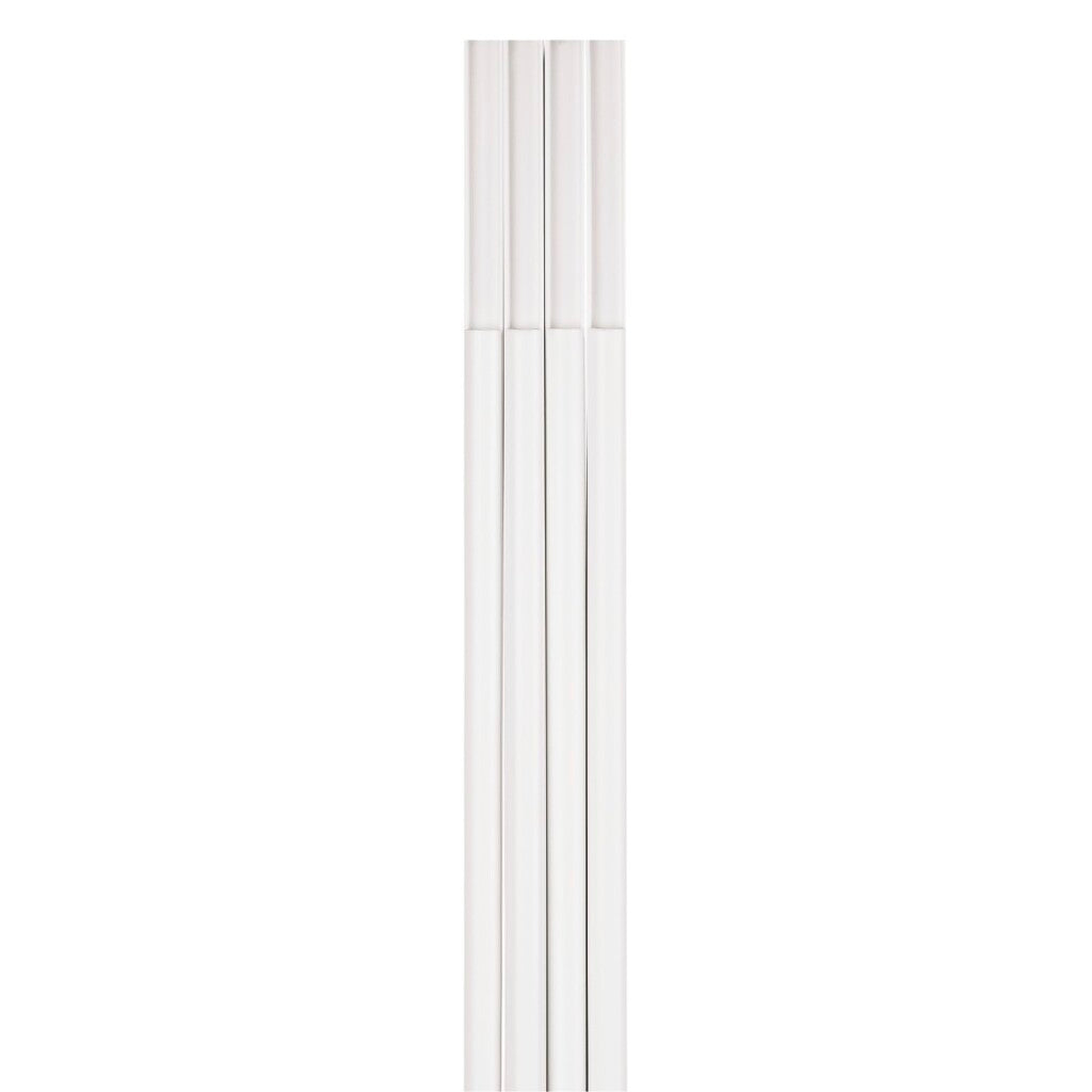 Hama kabelgoot zelfklevend halfrond 100x1.1x1 cm 4 stuks pvc wit