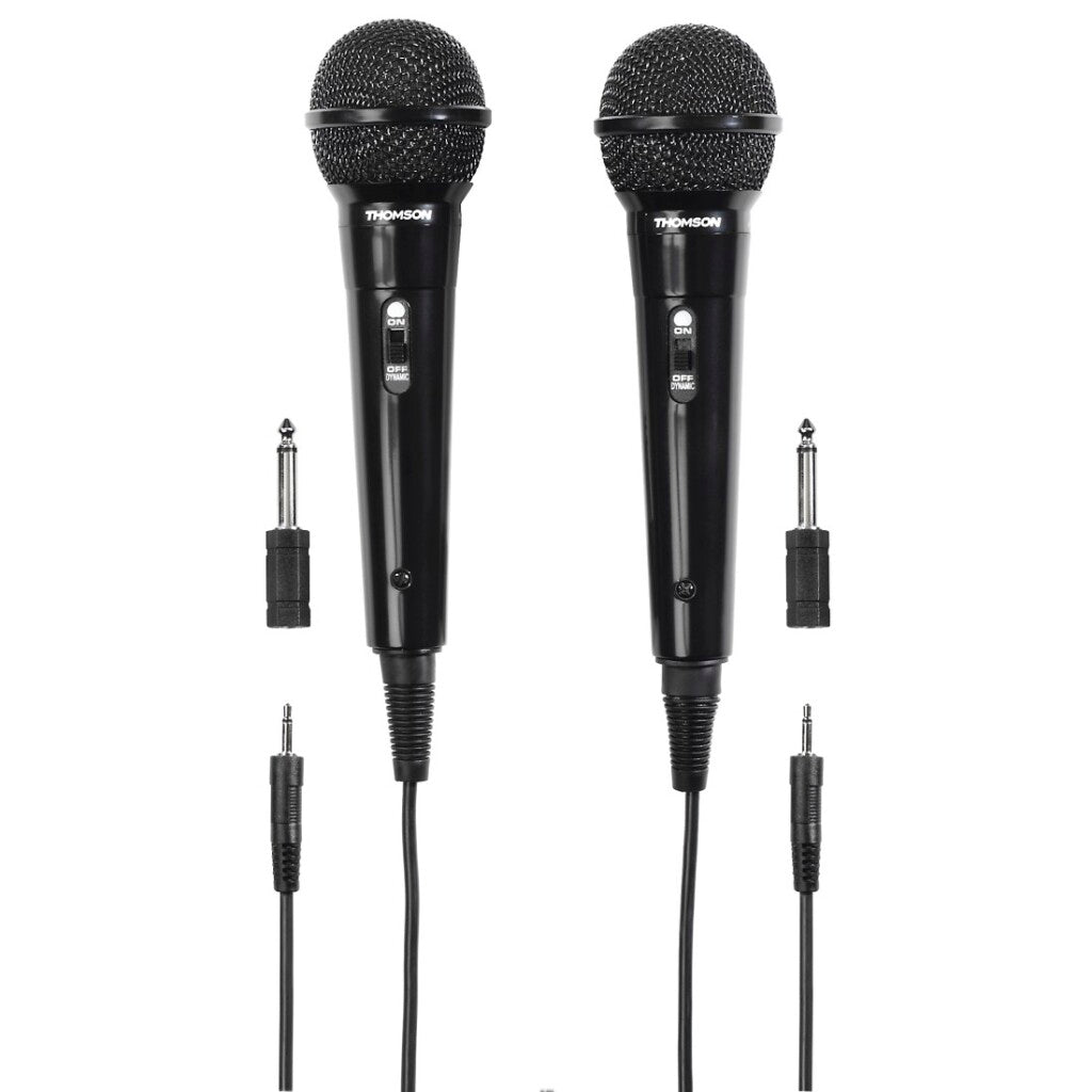 Set karaoke con microfono dinamico Thomson m135d nero