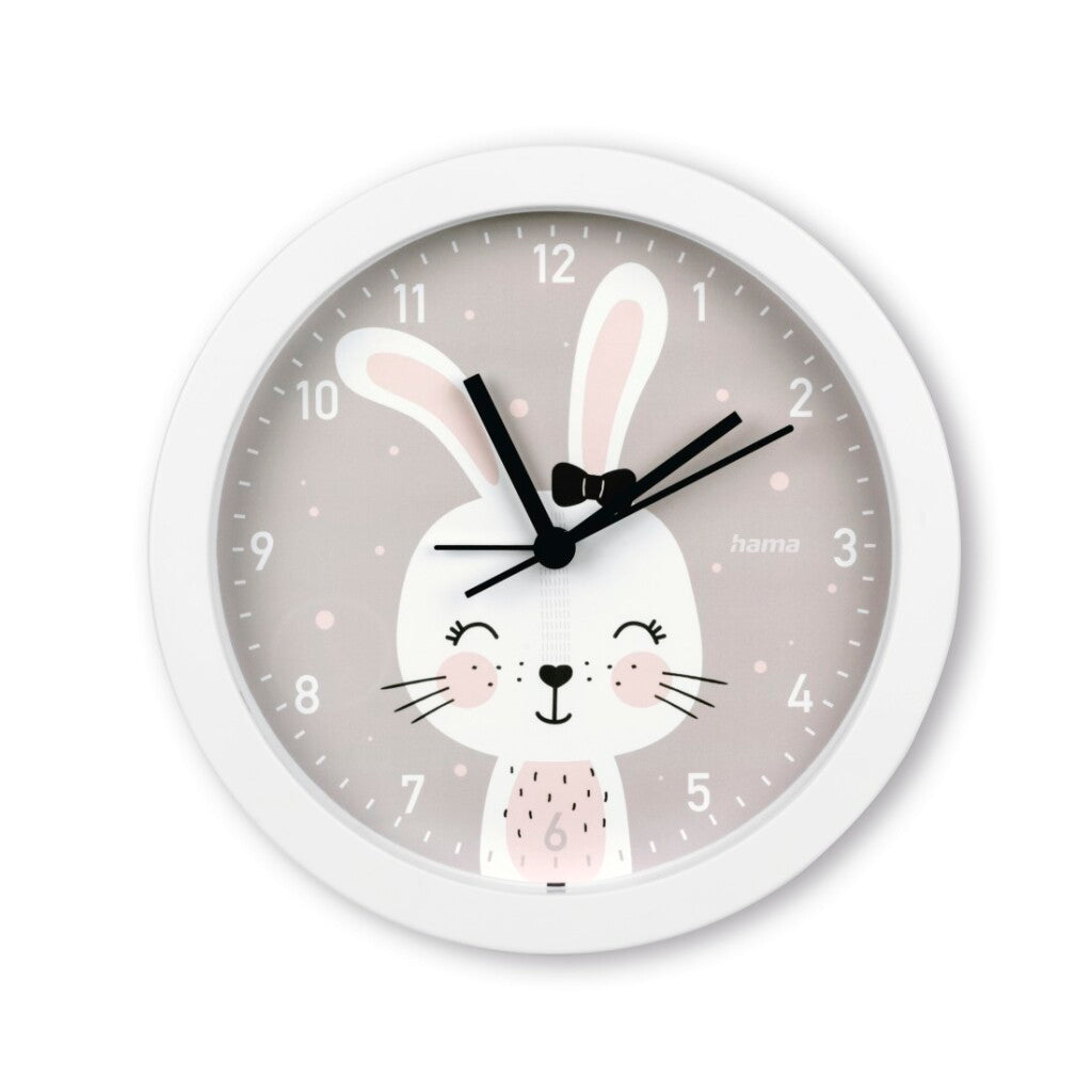 Reloj infantil Hama Maui no hace tictac, reloj de mesa con función de alarma, ø 16 cm