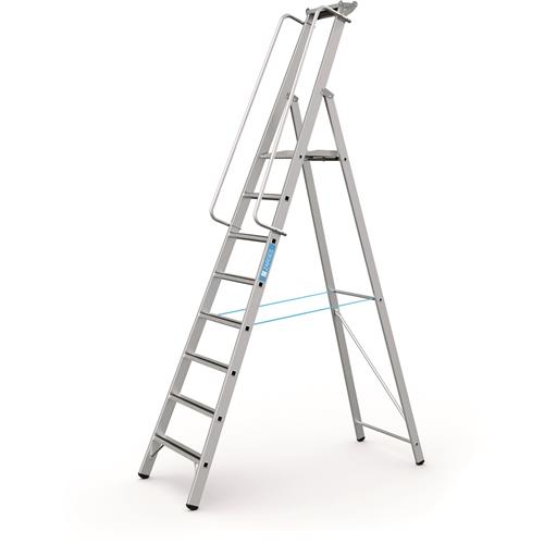 Zarges plataforma escaleras + pasamano meistertritt s 8tr