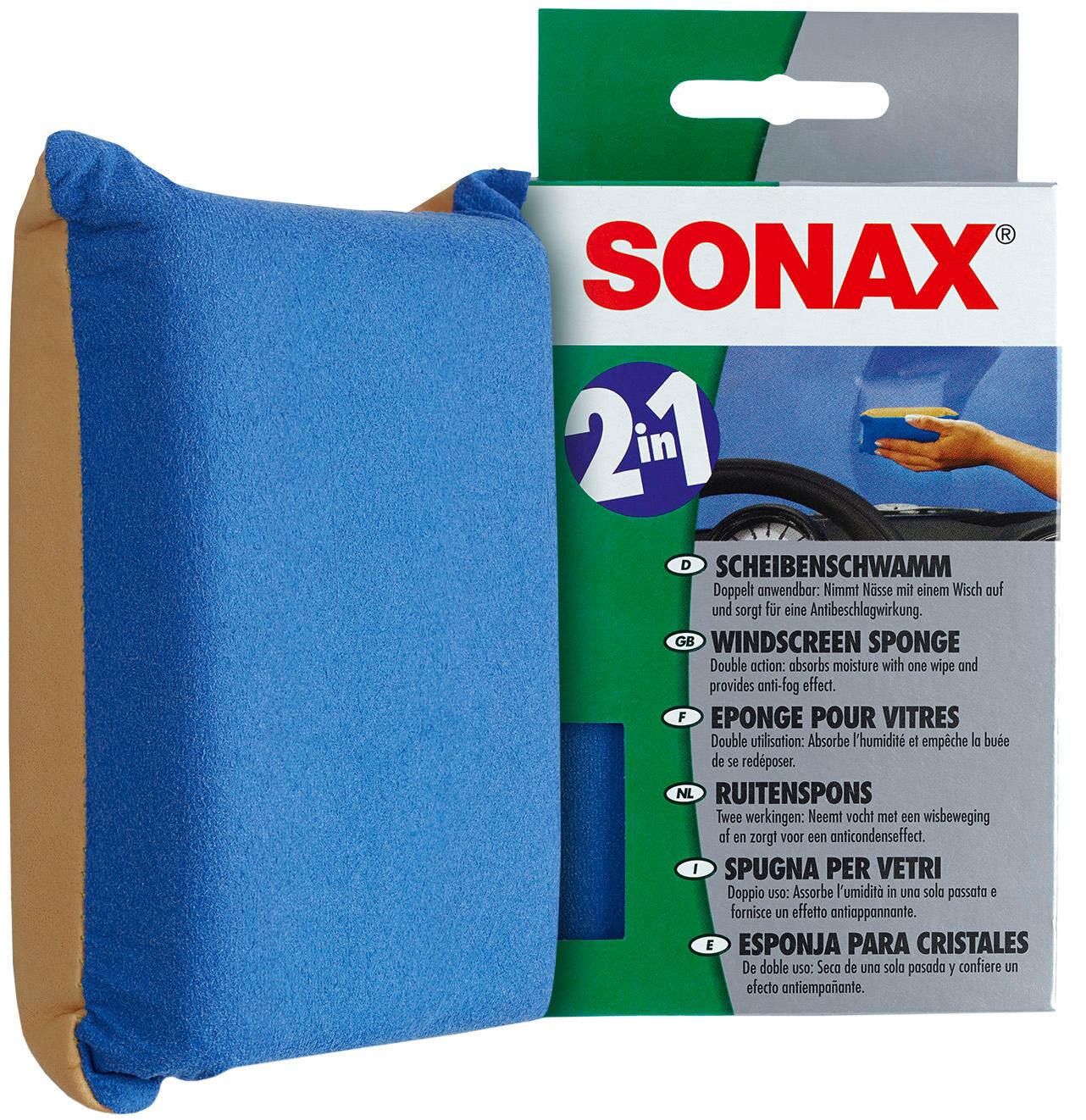 Sponge della finestra 8 x 16 cm VISCOSE VERCO