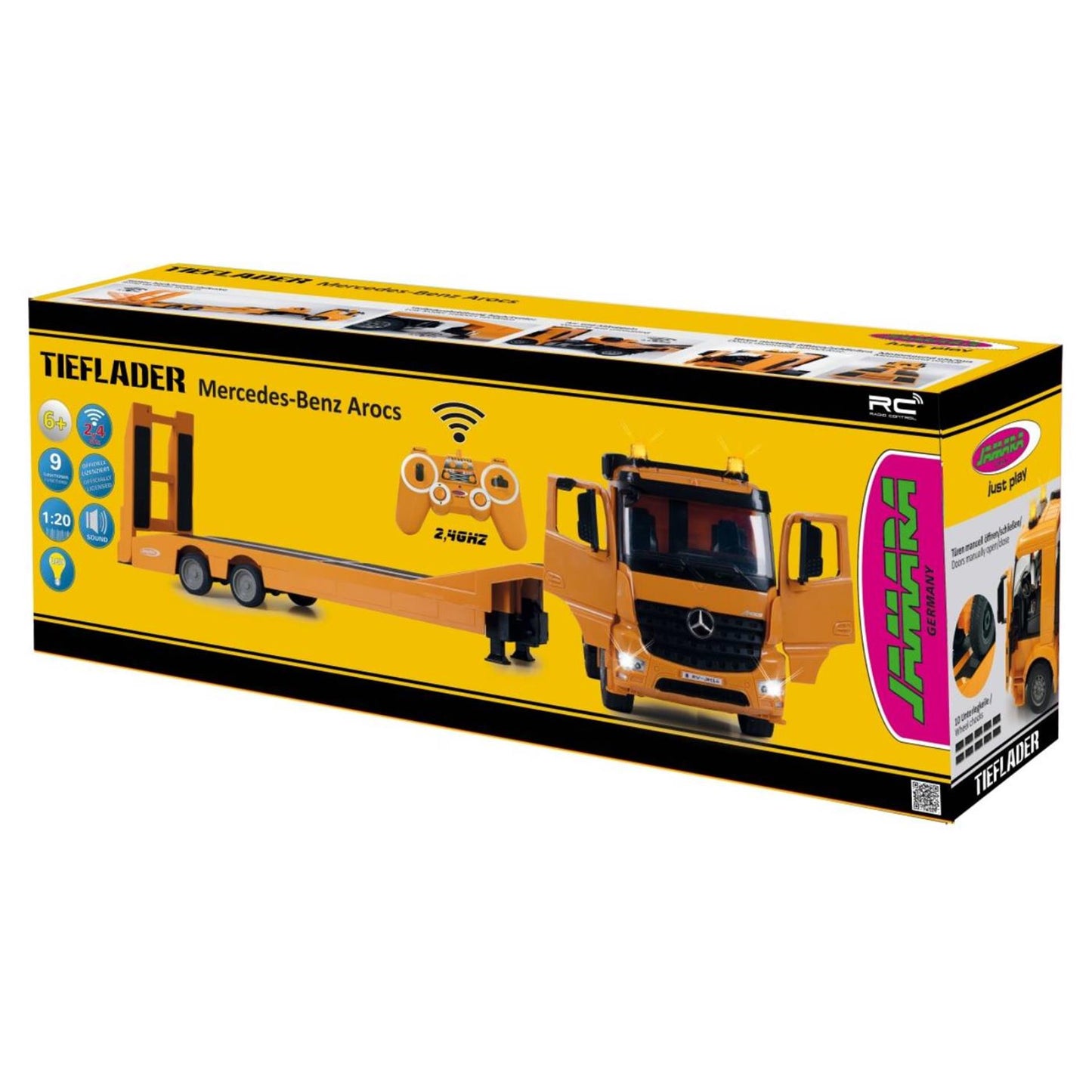 Jamara góndola rebajada radiocontrolada Mercedes-Benz Arocs 1:20 2.4GHz