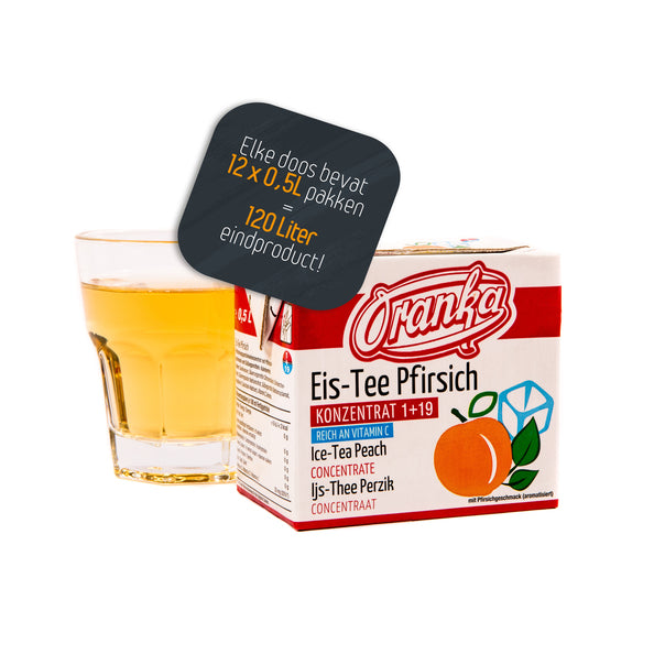 Tè freddo Oranka alla pesca (12x 500ml)