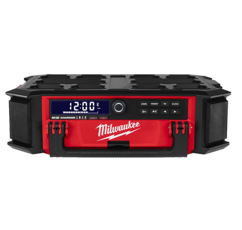Cargador de radio packout Milwaukee m18 prcdab+ | 18v | iones de litio | excluido baterias y cargador - 4933472112