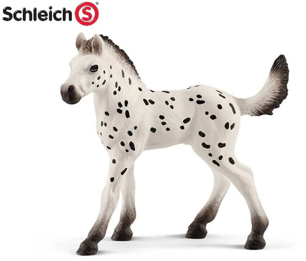 Puledro Schleich knabstrupper. 8,5 cm. 3+