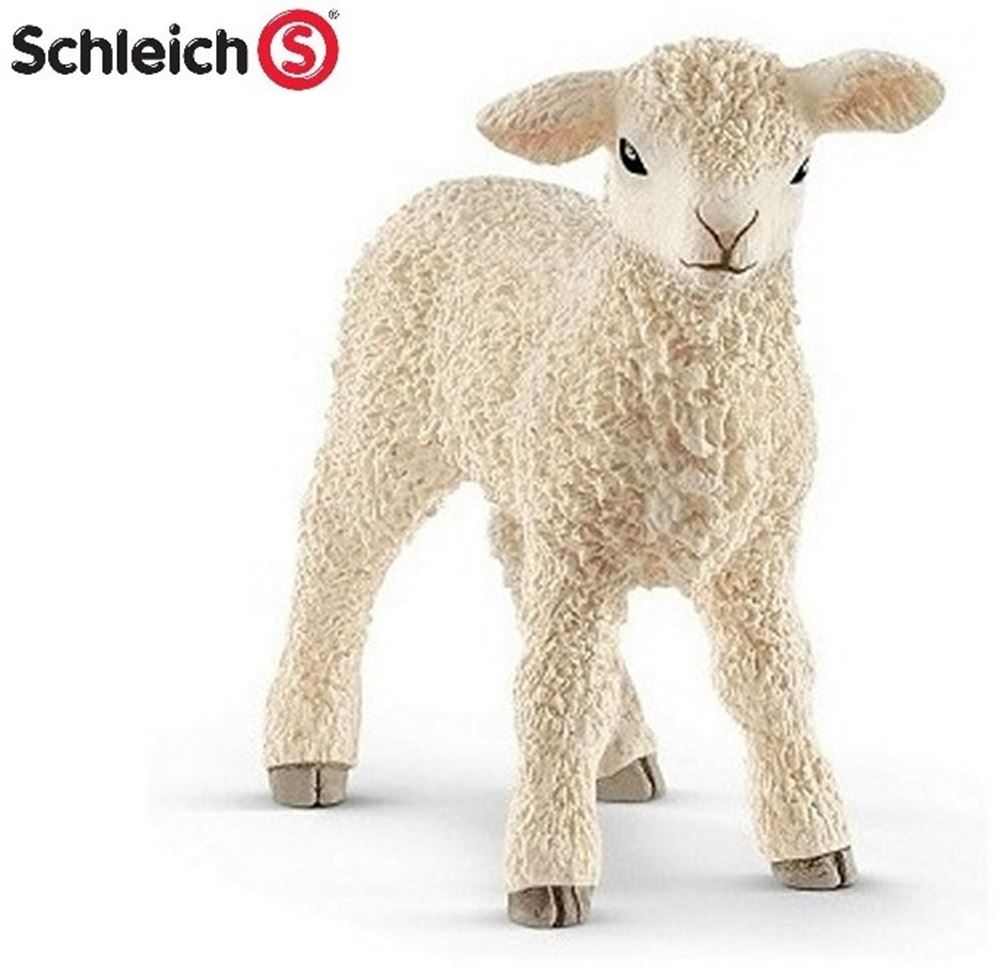 Cordero del mundo de la granja Schleich. 4,5 cm. 3+