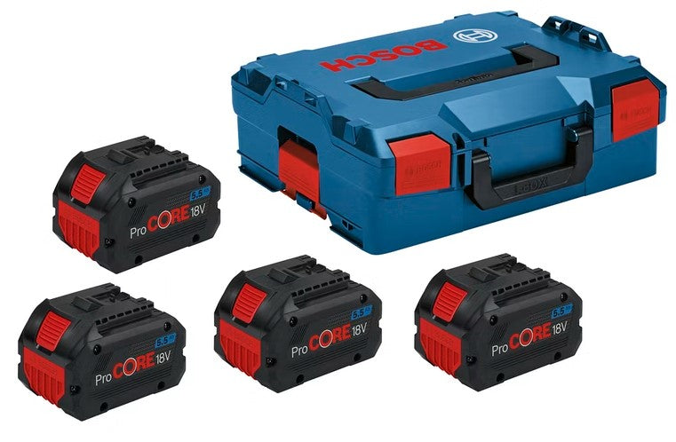 Batteria accessori Bosch | 4xprocore18v 5,5ah | in l-boxx - 1600a02a2u