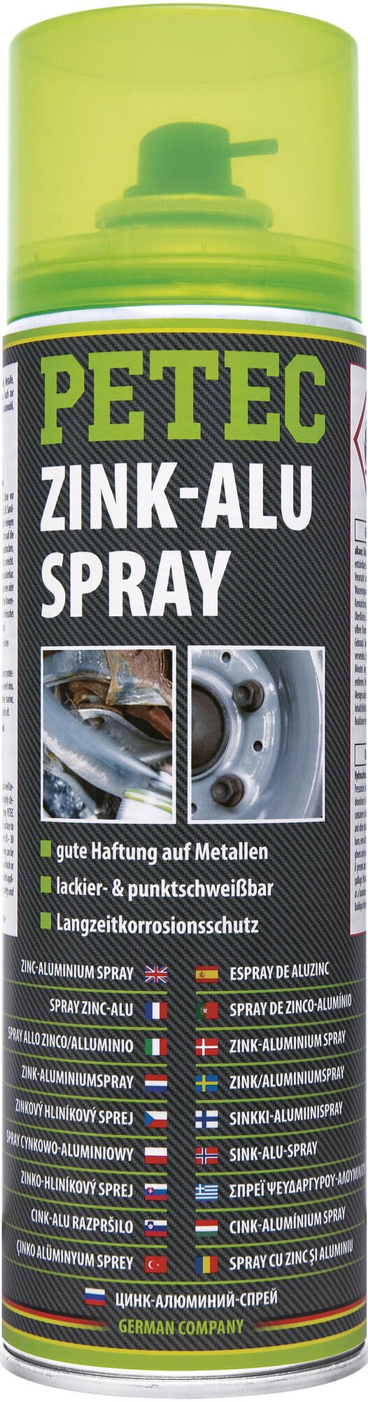 PETEC ZINC-ALUMINUM SPERM 500 m