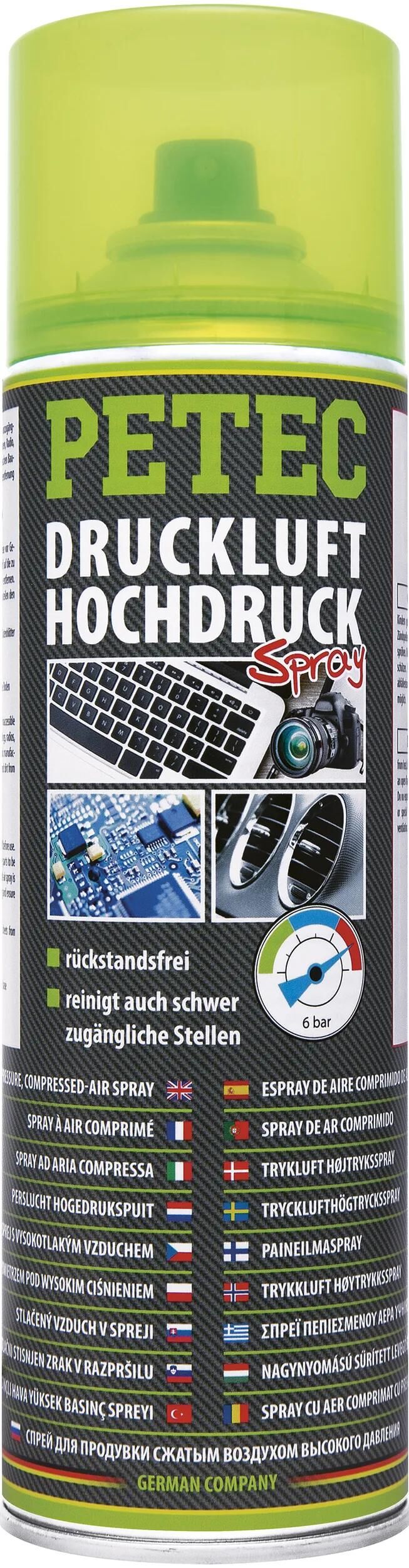 PETEC Spray de aire comprimido 400