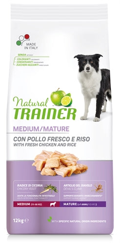 Trainer natural Dog pollo senior mediano