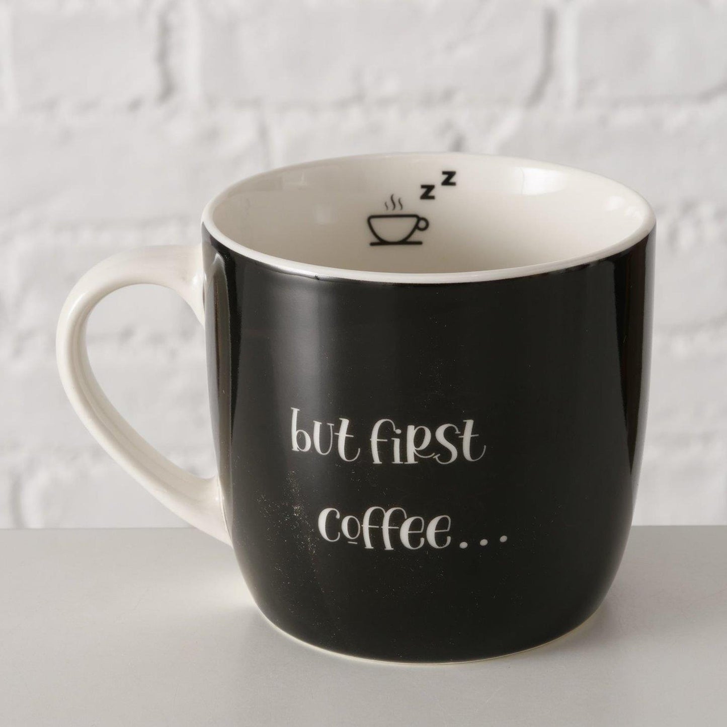 Taza Boltze home con texto 420ml