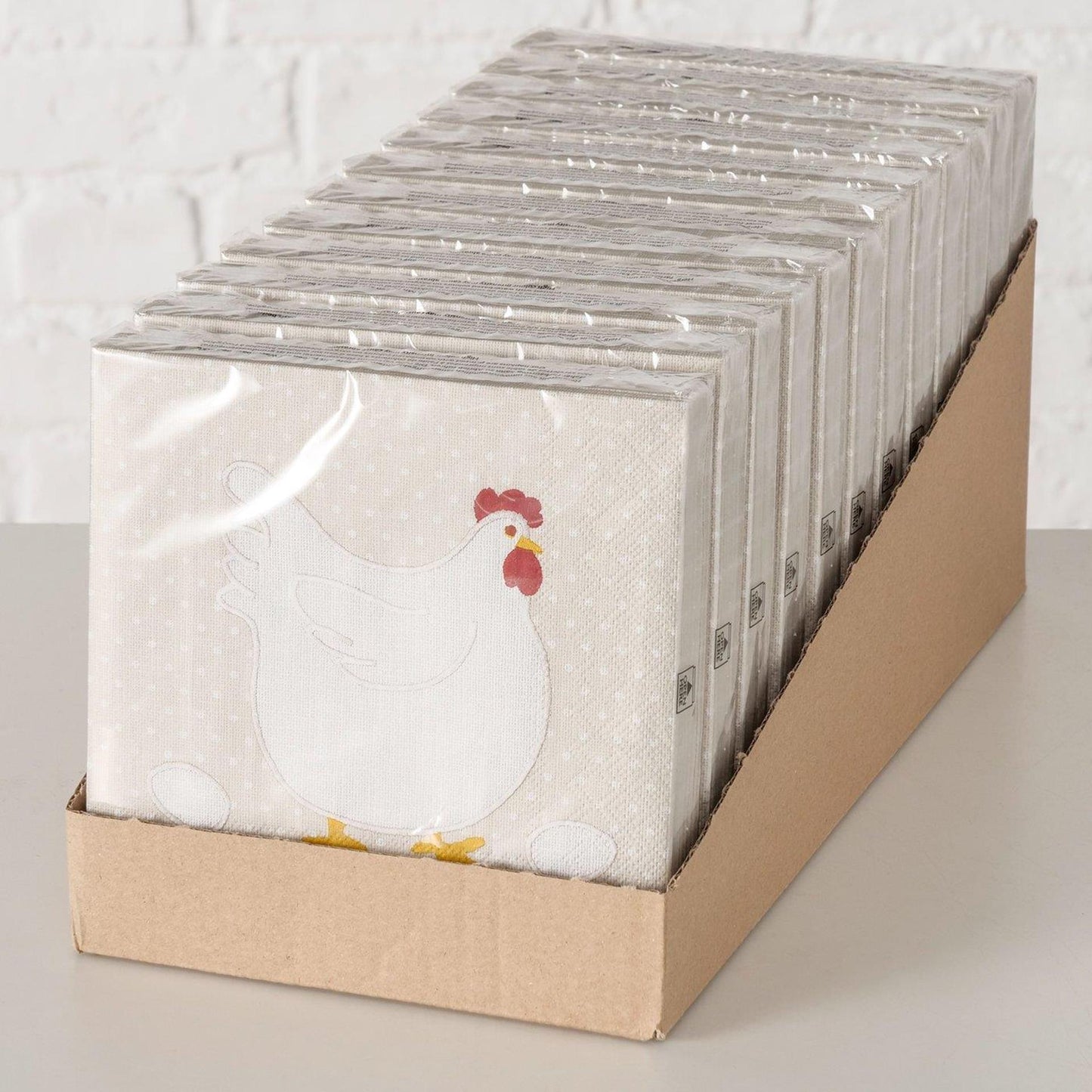 Boltze home servilletas pollo 16,5x3cm