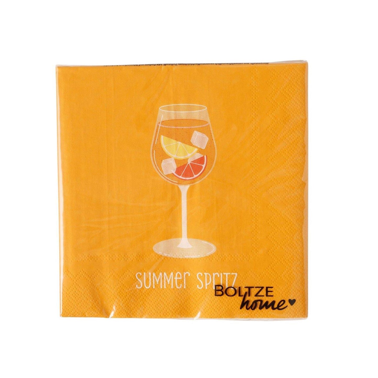 Servilletas caseras Boltze spritz de verano