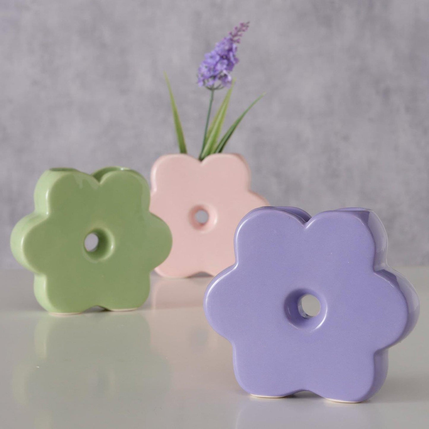 Boltze vaso per la casa fiore 13,5x3,5x12 cm
