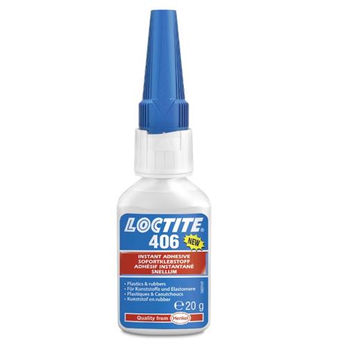 Loctite adhesivo instantáneo 406 ku goma 20gr