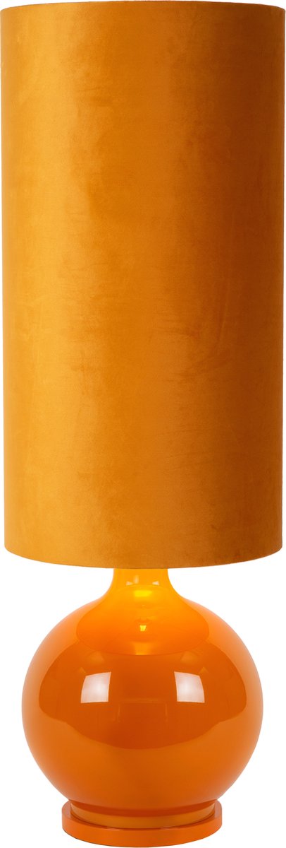 Lucide esterad - lámpara de pie - ø 34 cm - 1xe27 - amarillo ocre