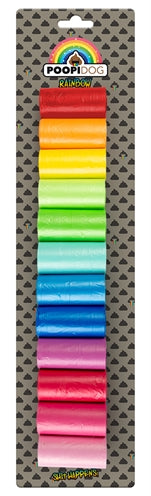 Poopi-dog Poo Borse Rainbow Colors