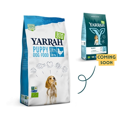 Yarrah Dog trozos orgánicos de pollo de cachorro
