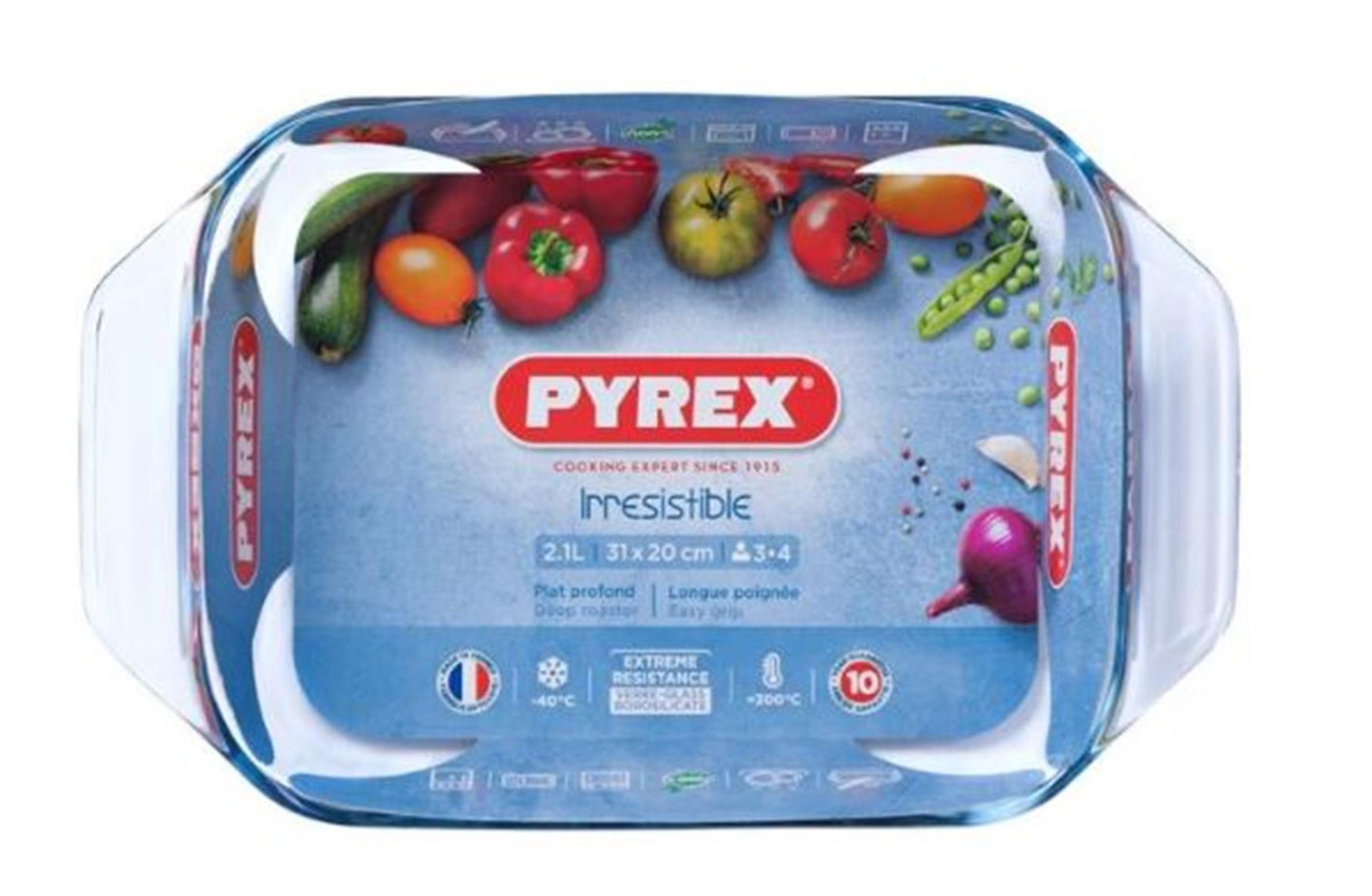 Pyrex Irresistible para hornear plato para hornear 2.2 litros 31x20 cm