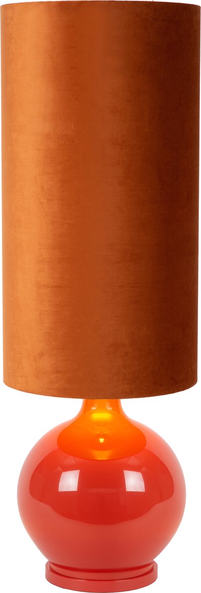 Lucide esterad - lámpara de pie - ø 34 cm - 1xe27 - naranja