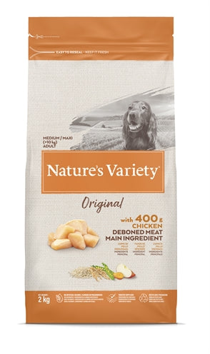 Naturación variedad original adulto medio maxi pollo