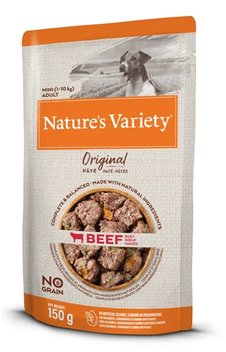 Naturación variedad de carne de res de mini bolsa original