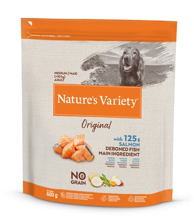 Varietà di nature Varietà per adulti originale Maxi Salmon senza grano