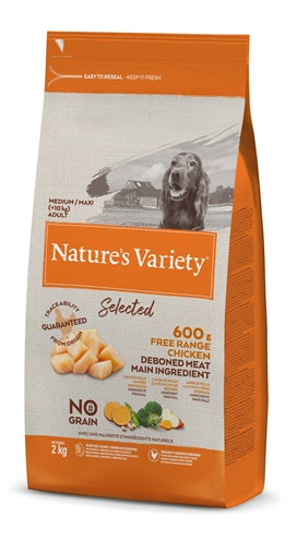 Nature Varietà di pollo a range a gamma media per adulti selezionati