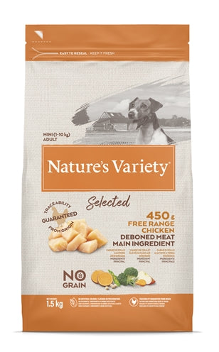 Variedad Naturación Variedad seleccionada Mini Free Range Chicken