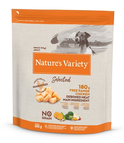 Nature Varietà di pollo a gamma Mini a range per adulti selezionati selezionati
