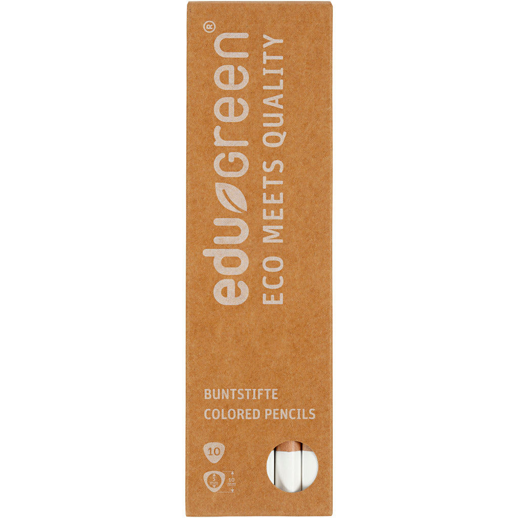 Http: www.cchobby.nl edugreen-jumbo-kleurpotloden-vulling-5-mm-wit-10-stuk-1-doos