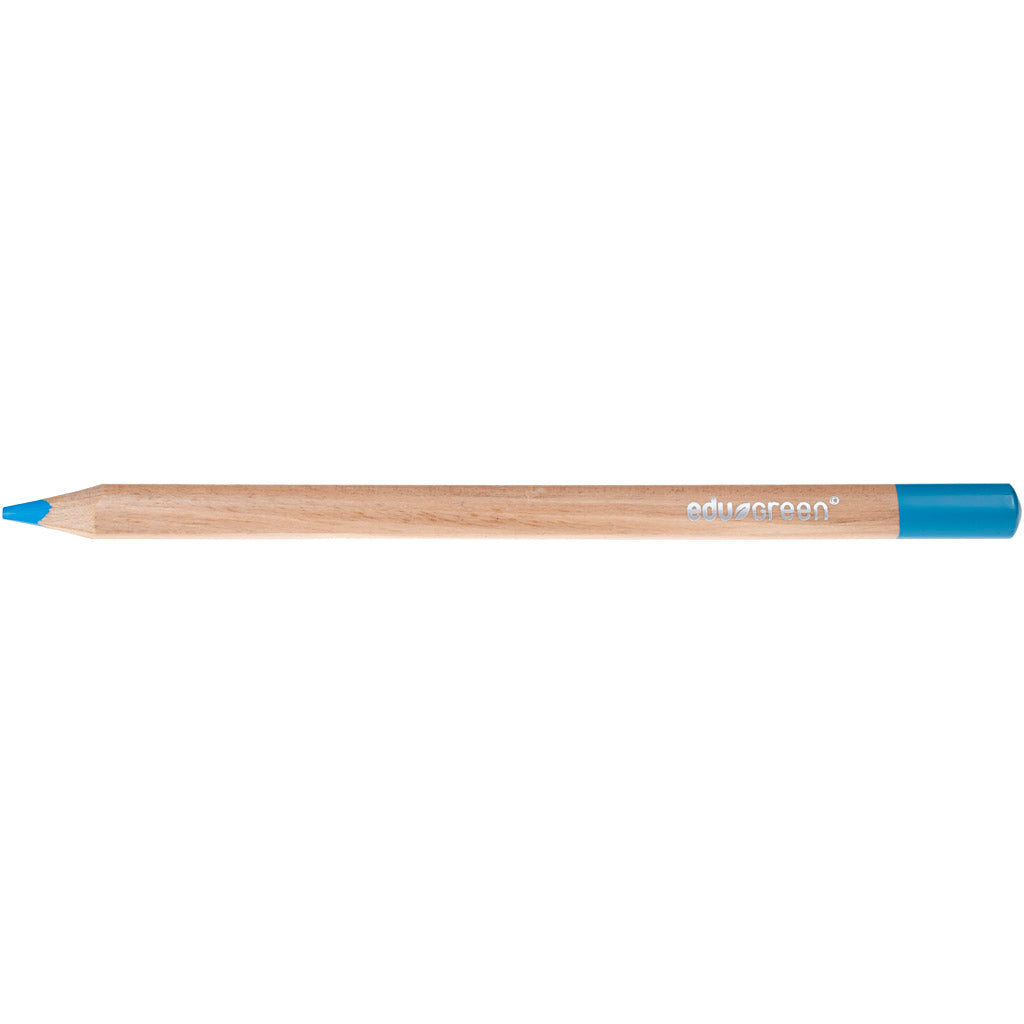 Matite colorate EDU3 EDUGREEN JUMBO, RIMPIONE 5 mm, azzurro, 1 pezzo 1 scatola