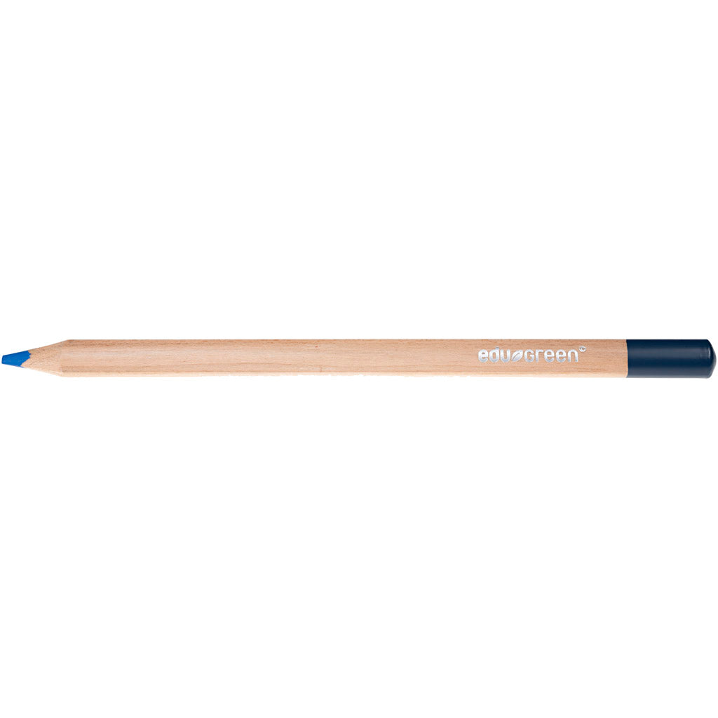 Matite colorate EDU3 edugreen jumbo, riempimento di 5 mm, blu, 1 pezzo 1 scatola