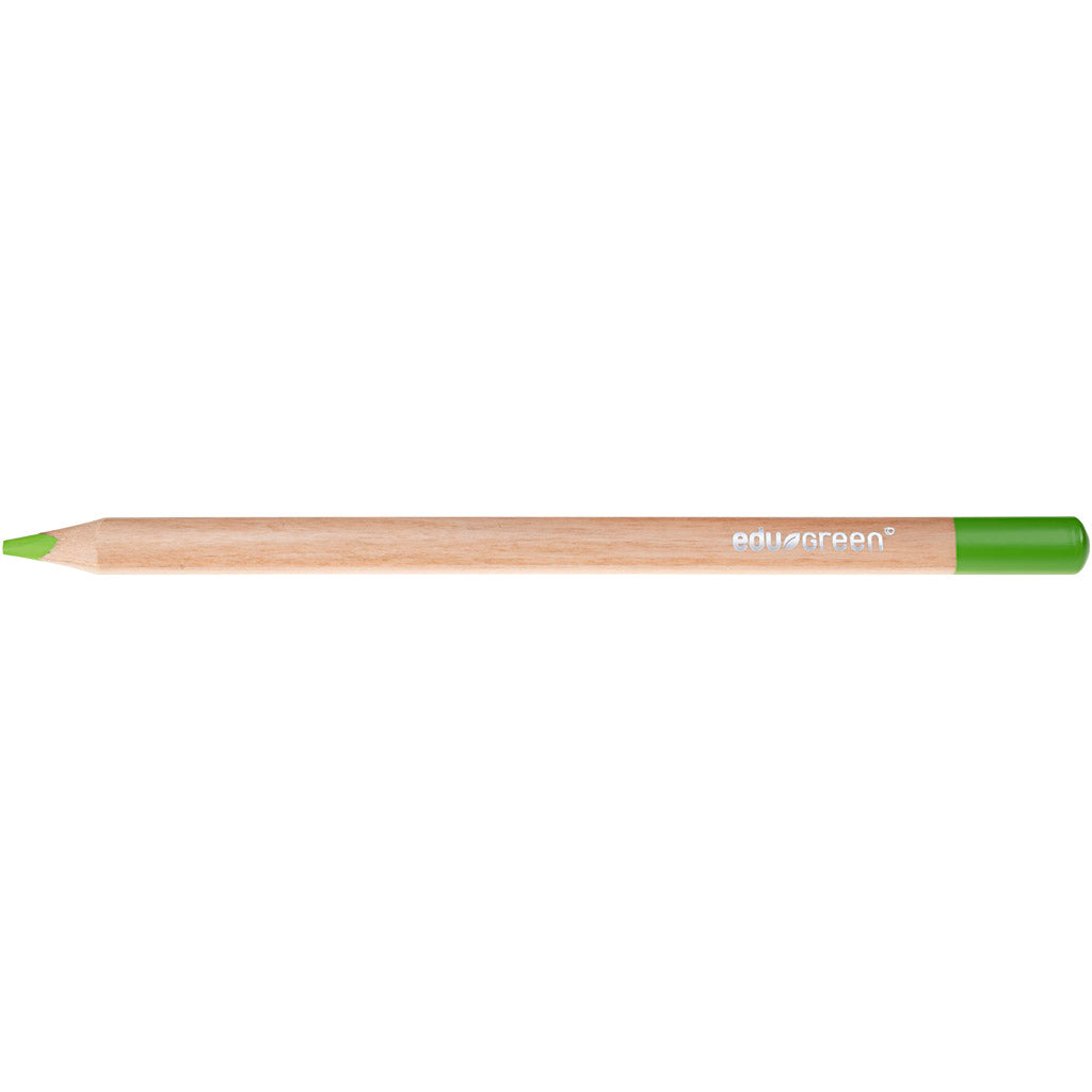 Matite colorate EDU3 EDUGREEN JUMBO, RIMPIONE 5 mm, verde chiaro, 10 pezzi 1 scatola