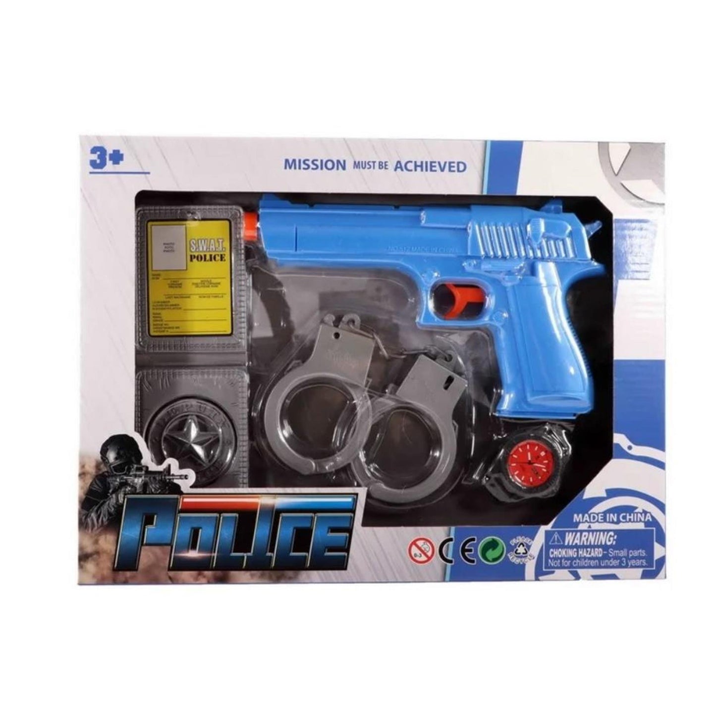 Conjunto policial de 4 piezas.