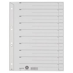 Schede Leitz cartoncino kraft grigio A4 100 pezzi