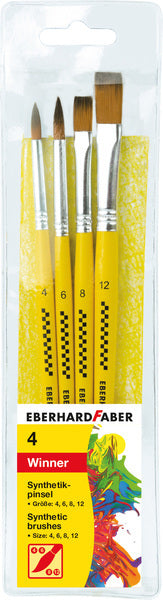 Eberhard Faber Eberhard Faber EF-579921 Conjunto de cepillos Tamaño sintético 4-6-8-12