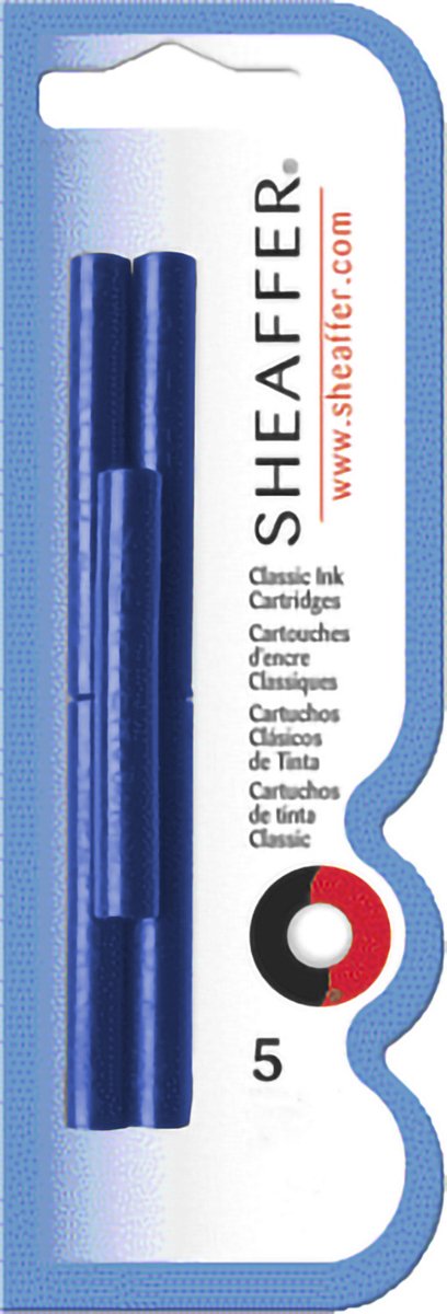 Cartucho de tinta Sheaffer - skrip - azul clásico - sf-96320