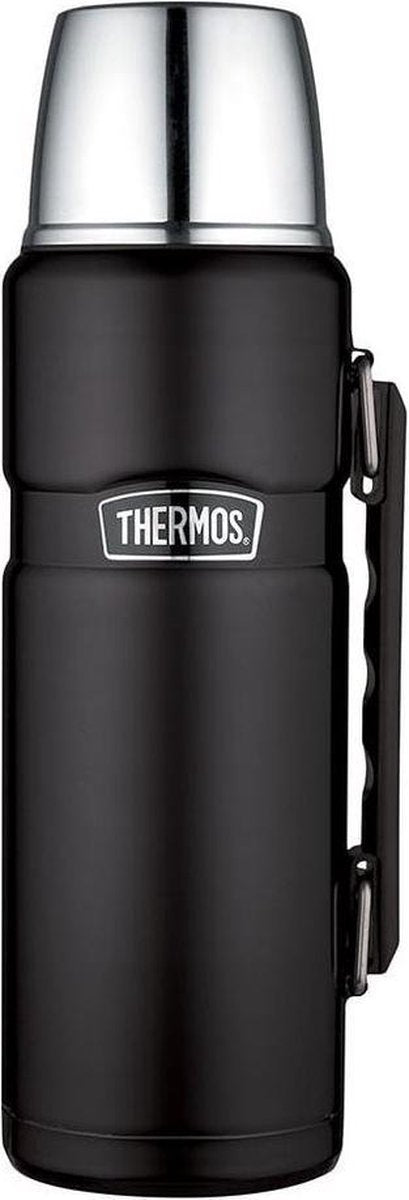 Botella térmica - 1,2 litros - negra