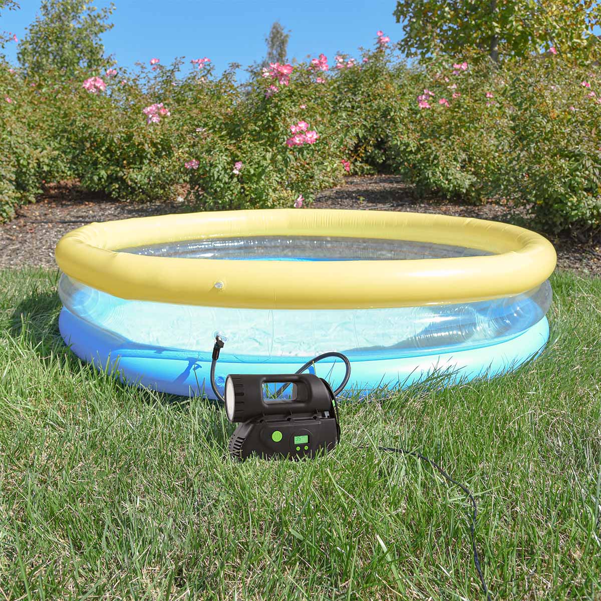 Compresor inflador de neumáticos digital Slime Deluxe de 12 V