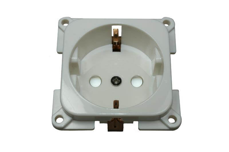 Toma de pared C-line camper y caravana 230 voltios blanco