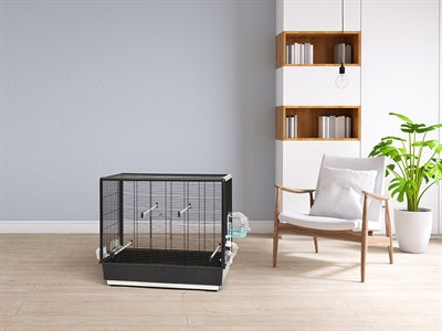 Savic Bird Cage Primo 60 abbatté nero