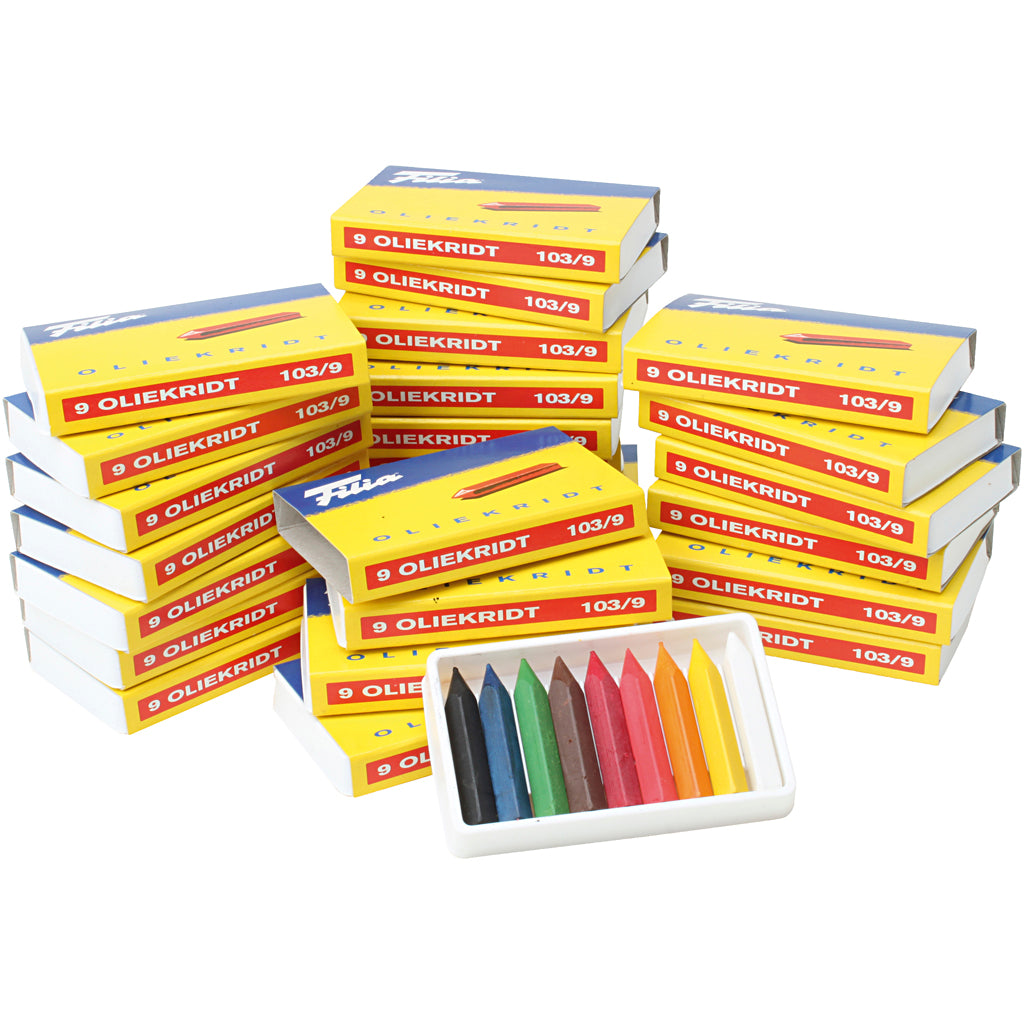 Gesso olio Filia, vari colori, 25x9 pezzi, 1 scatola
