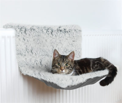 Trixie Radiator Hammock Harvey Langhaar Plush Vellor Bianco